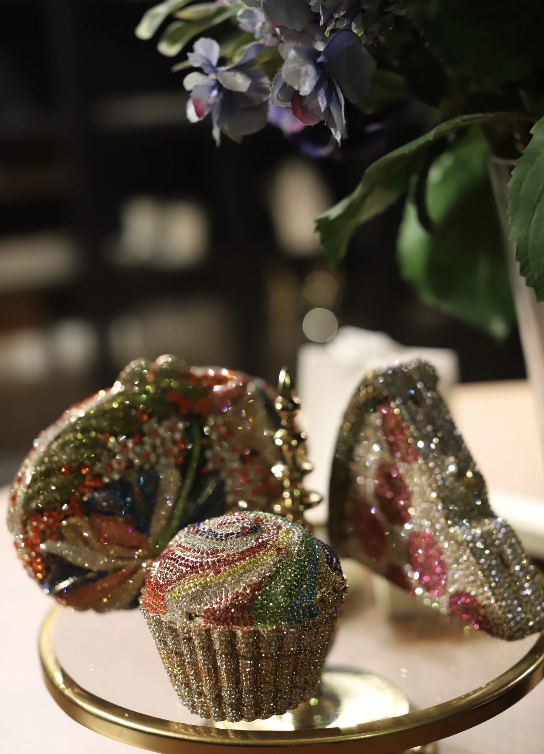 Nasira Crystal Clutch